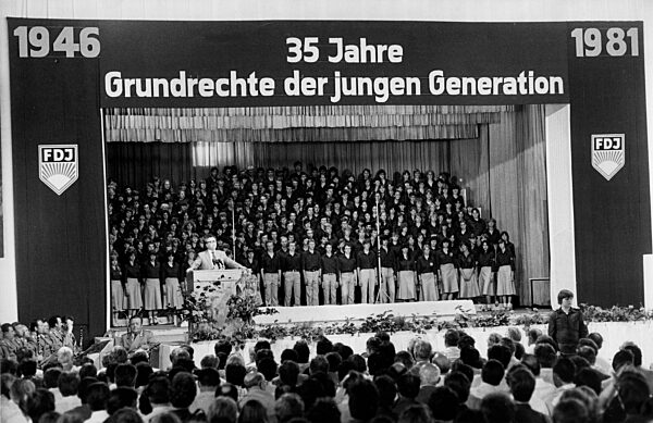 DDR - 35.Jahrestag der Grundrechte der Jungen Generation