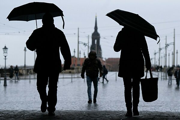 Regenwetter Dresden