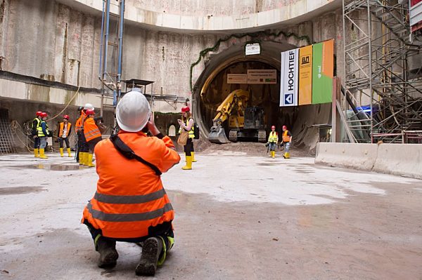 Tunneltaufe - Stuttgart 21