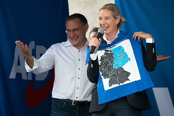 Wahlkampf AfD Sachsen