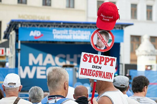 Wahlkampf AfD Sachsen