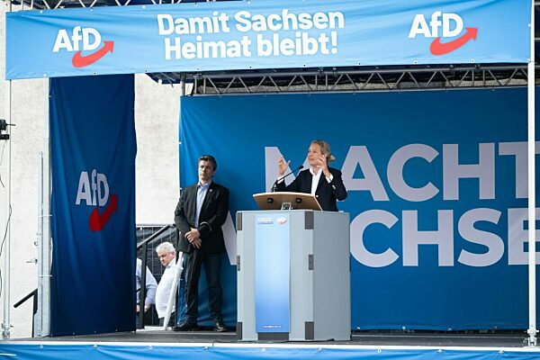 Wahlkampf AfD Sachsen