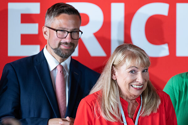 Landtagswahl in Sachsen - Wahlparty SPD