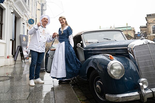 Vorstellung des 31. Dresdner Stollenmädchens