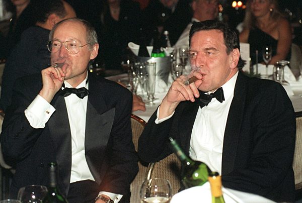 Bundespresseball - Gerhard Schröder und Stefan Aust
