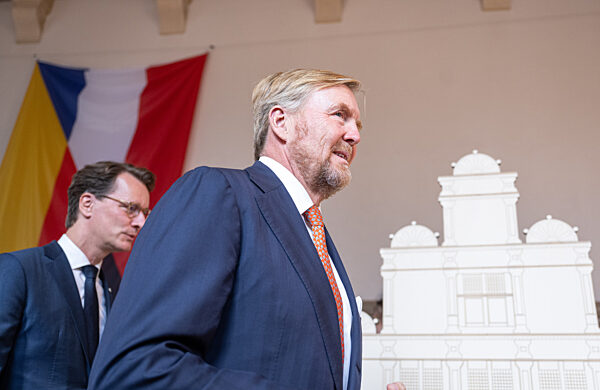 Der niederländische König Willem-Alexander besucht Münster