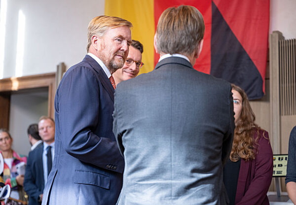 Der niederländische König Willem-Alexander besucht Münster