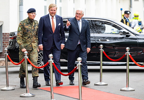 Der niederländische König Willem-Alexander besucht Münster