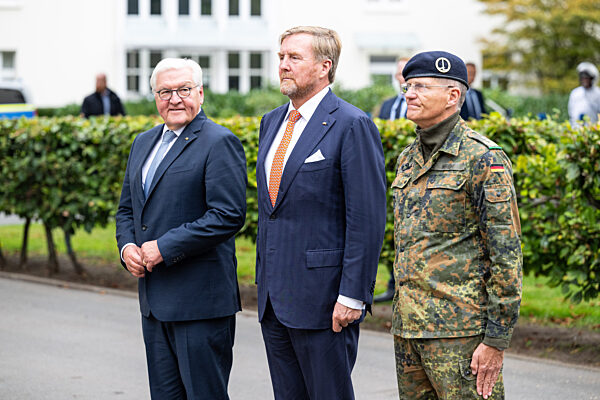Der niederländische König Willem-Alexander besucht Münster