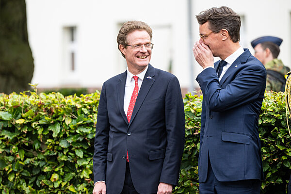 Der niederländische König Willem-Alexander besucht Münster
