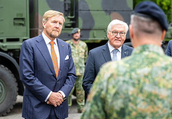 Der niederländische König Willem-Alexander besucht Münster