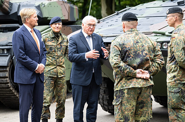Der niederländische König Willem-Alexander besucht Münster