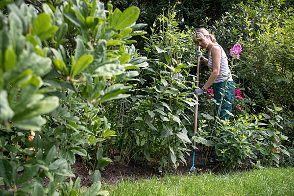 Gardening - loosening the soil