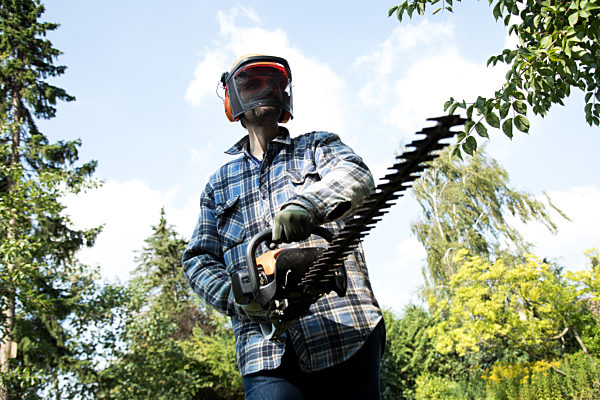 Safety equipment in the garden