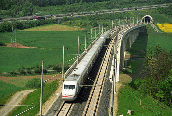 Start des ICE-Verkehrs in Deutschland 1991