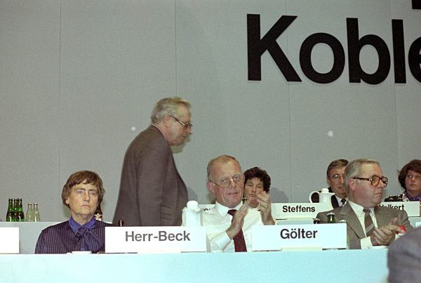 Bernhard Vogel zurückgetreten