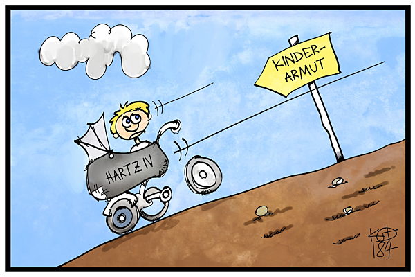 Immer mehr Kinder leben von Hartz IV