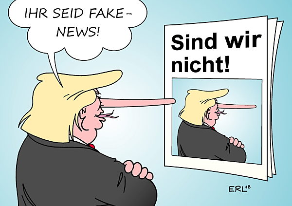Zeitungen Trump