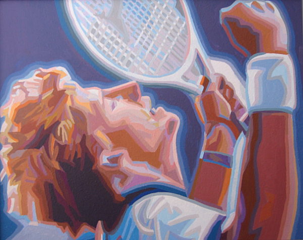 BORIS BECKER Tennisspieler Serie Portrait