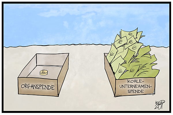 Organ- und Kohlespende