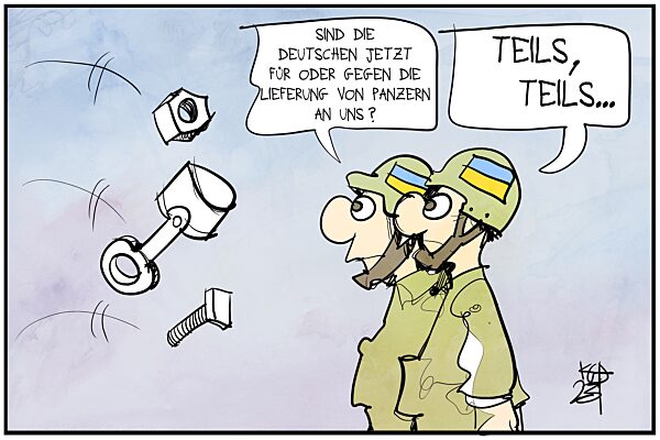 Deutschland ist in der Panzer-Frage geteilter Meinung