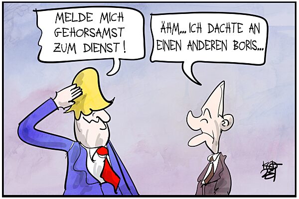 Boris wird Verteidigungsminister