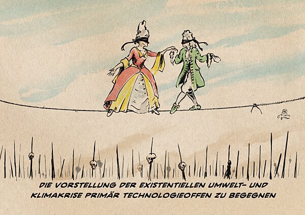 Technologieoffenes Verharren als Klimataktik