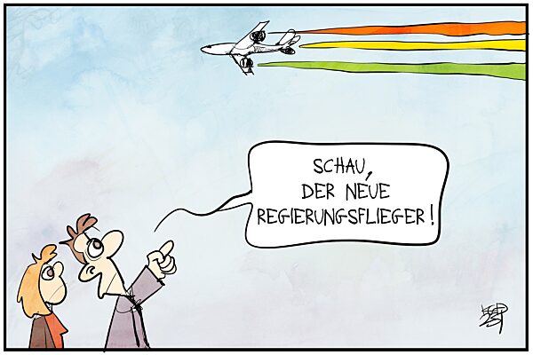 Der neue Regierungsflieger ist im Dienst