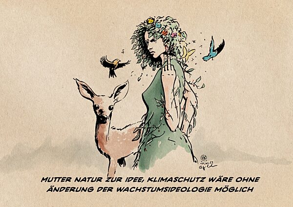 Mutter Natur im Dialog