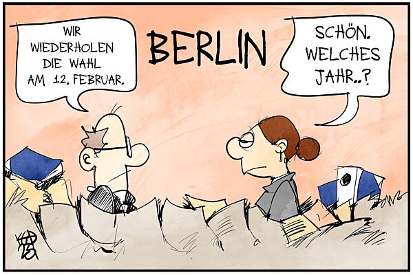 Die Berliner Senatswahl wird wiederholt