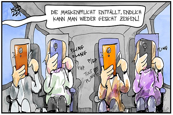 Die Maskenpflicht im OePNV faellt