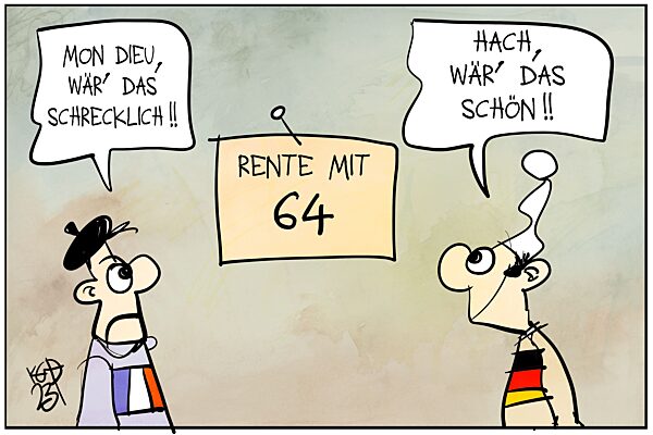 Pro & Contra Rente mit 64