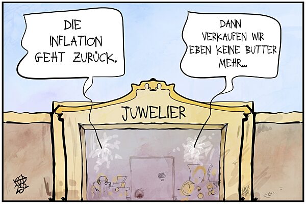 Inflation und Butterpreis sinken