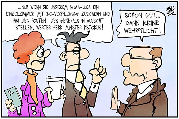 Debatte um die Rueckkehr der Wehrpflicht