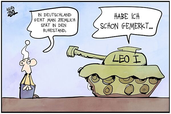Deutschland genehmigt die Ausfuhr von Leopard I-Panzern in die Ukraine