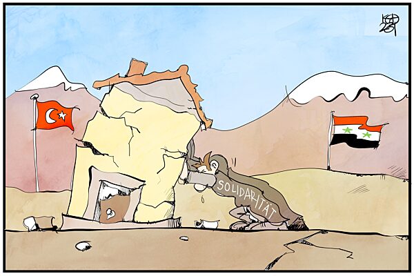 Unterstuetzung fuer die Betroffenen der Erdbeben