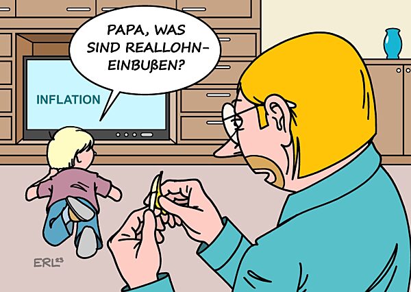 Reallohneinbussen