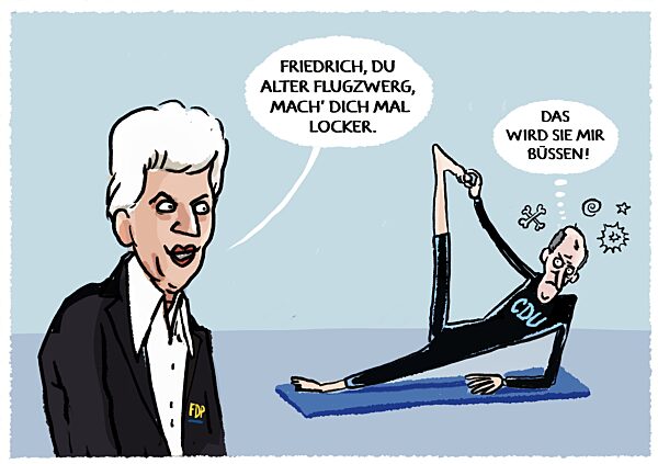 Strack-Zimmermann und Friedrich Merz