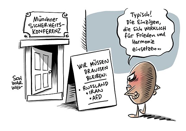 Muenchner Sicherheitskonferenz : Russland Iran und AfD nicht eingeladen