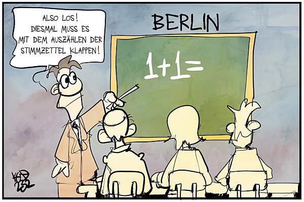 Vorbereitung auf die Berliner Senatswahl