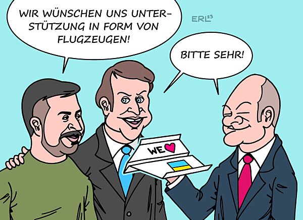 Selenskyj Macron Scholz