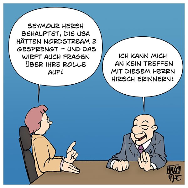 Seymour-Hersh Enthuellung zu Nordstream 2 : Scholz in Bedraengnis