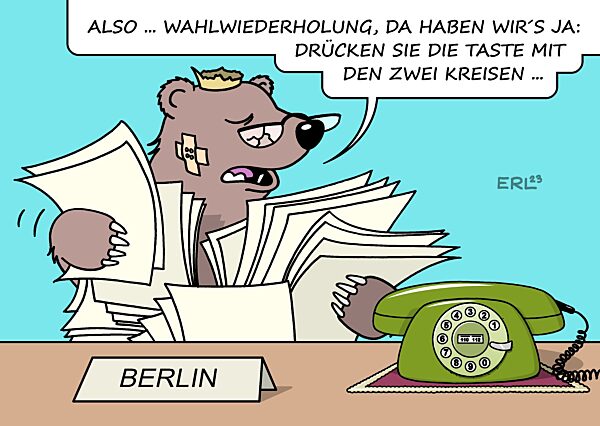 Vorbereitung auf die Berlin-Wahl