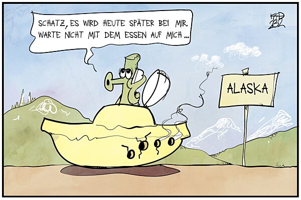 Ein weiteres UFO wird ueber Alaska abgeschossen