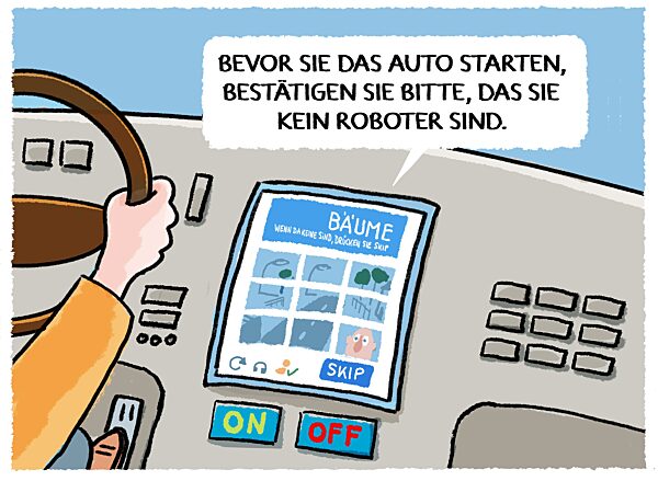 Autocartoon: Captcha-Car