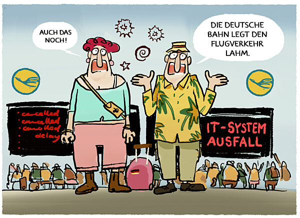 Chaos bei der Lufthansa