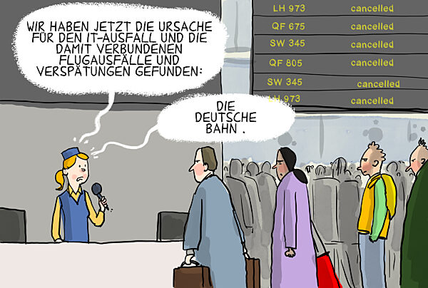 IT-Ausfall bei der Lufthansa