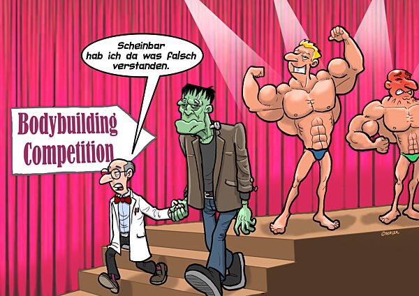 Bodybuilding Frankenstein