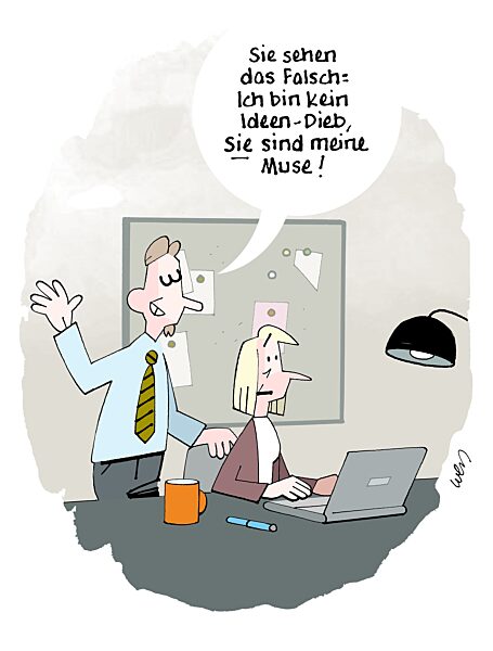 Inspirierende Kollegin