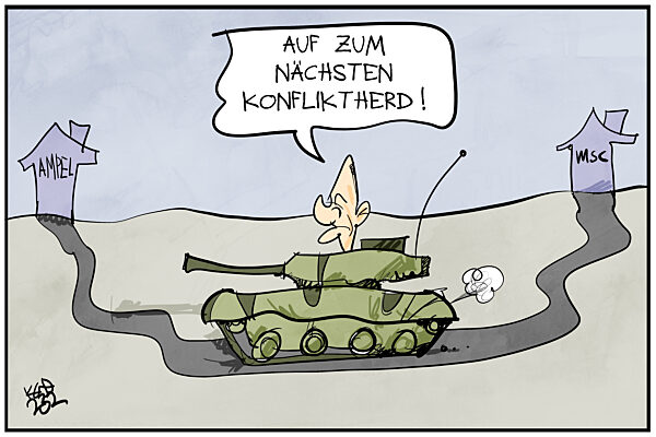 Auf dem Weg zum naechsten Konfliktherd